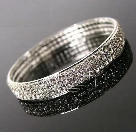 

YTF323 925 silver Classic Engagement Bracelet White Cubic Zircon Female Women Bracelet Jewelry