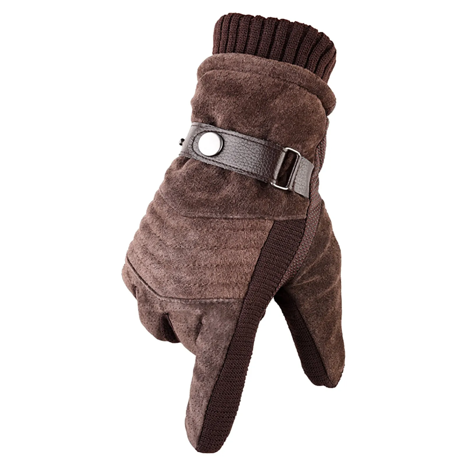 

Unisex Leather Gloves Winter Touch Screen Cycling Ski Outdoor Sports Telefingers Waterproof Keep Warm Gloves