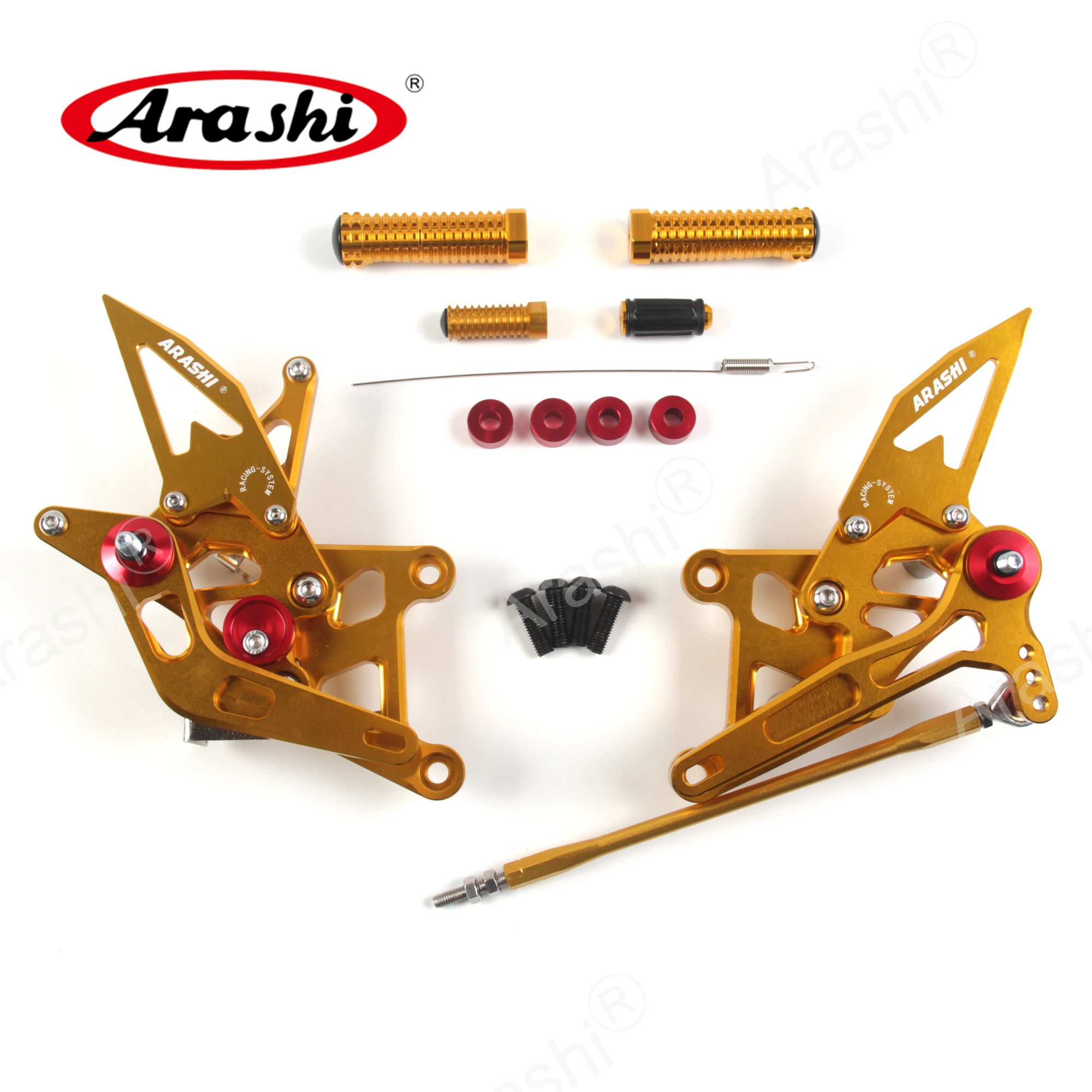 Arashi CBR300R CB300F / ABS Регулируемая подставка для ног задняя часть HONDA CBR 300 R 2015 2016 2017 2018