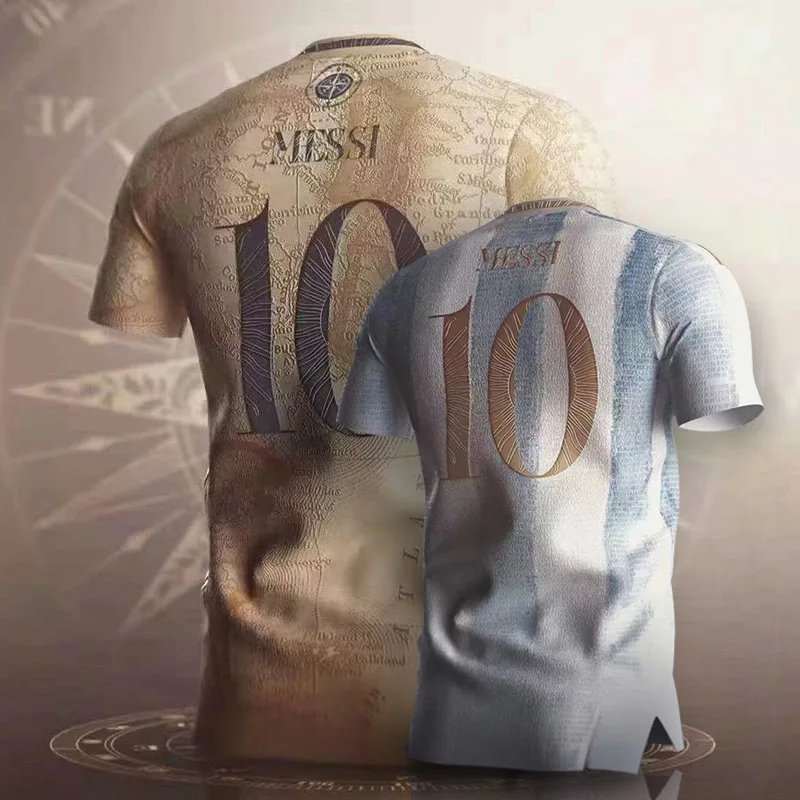 

Argentina Anniversary Edition Home And Away Soccer Jersey 2021 Messi 2022 New Men Adults Custom Name + Number Soccer Jersey