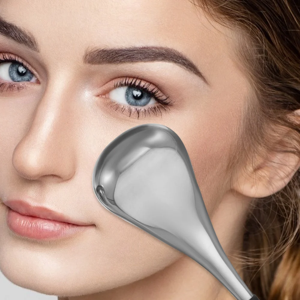 

2 Pcs 1 Set Portable Supplies Stainless Steel Scoops (Silver)
