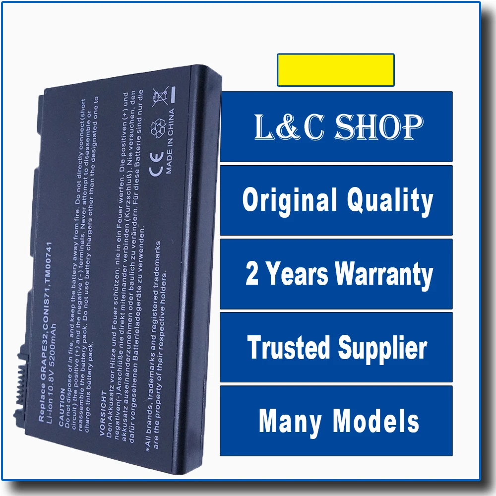 

Аккумулятор для ноутбука Acer TravelMate 5720-702G25BN 5720-812G16 5720G Series 5720G-301G16 5720G-302G16