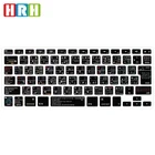 Функциональные ярлыки HRH VIMVI, силиконовый чехол для клавиатуры, защитный чехол для Macbook Air Pro Retina 13 