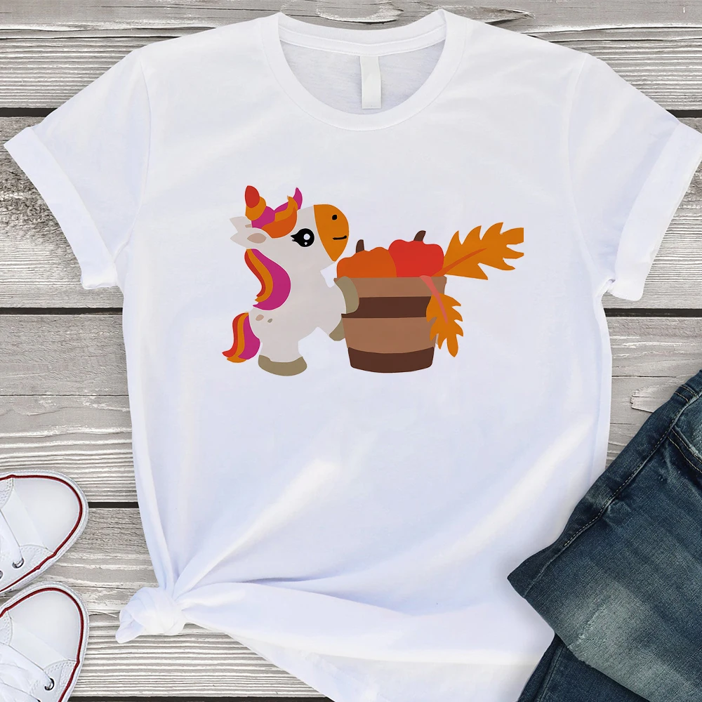 

Cute Cartoon Unicorn Print Women T-shirts Summer Casual Loose Oversize Tops Short sleeve T Shirt Fashion Streetwear Tshirt