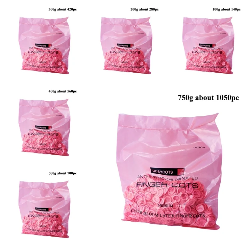 

Disposable Latex Rubber Finger Cots Cleaning Cooking Protector Gloves For Accessories Anti-static Fingertips Food