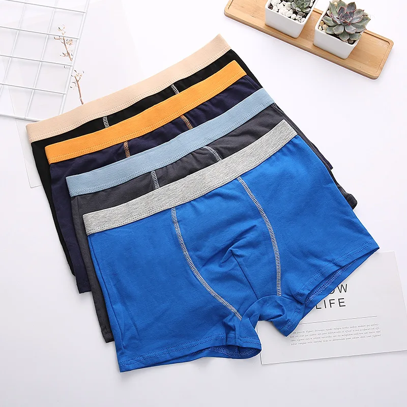 3 шт. мужские хлопковые трусы боксеры|Мужские боксеры| |
