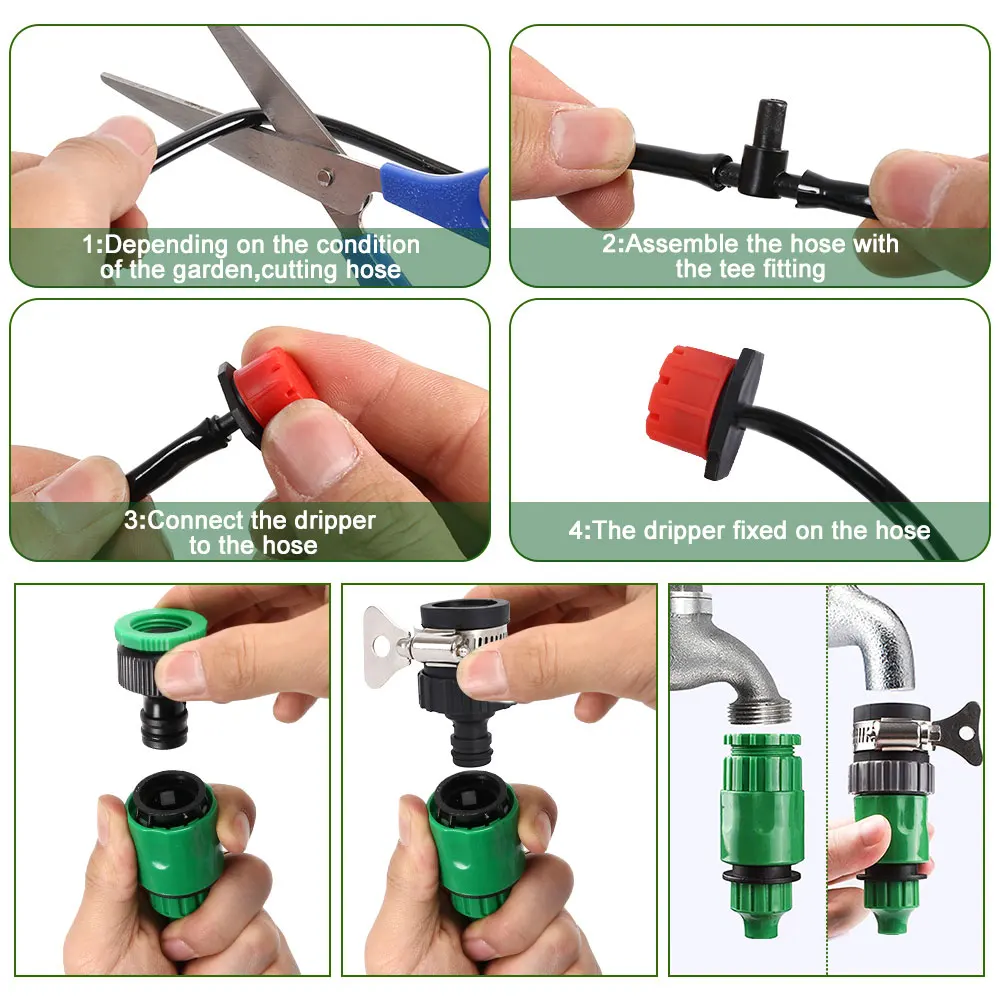 Система капельного орошения сделай сам шланг для сада с автоматическим поливом