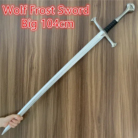 Большой меч 1:1, Королевский рыцарь, оружие, косплей из фильма, холодный ледяной меч, реквизит для ролевых игр, подарок для ролевых игр, безопасный зимний морозный меч из ПУ, 104 см