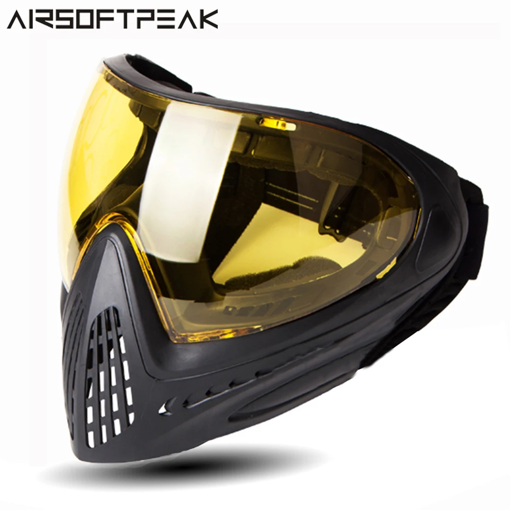 Антизапотевающие тактические очки маска на все лицо для наружного использования