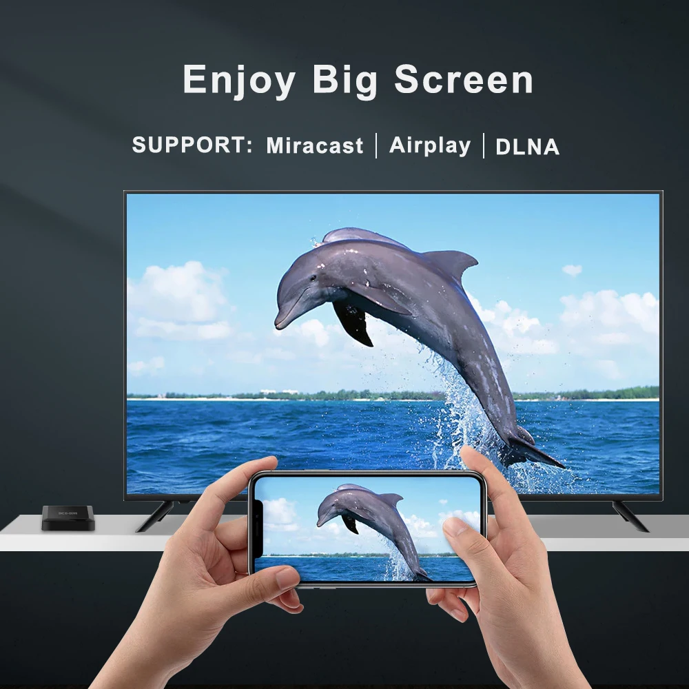

2021 Mecool KH6 Android 10 TV Box 4GB RAM 32GB ROM Allwinner H616 2.4G 5G WiFi 4K HD Bluetooth Smart Set Top Box Vs H96 MAX