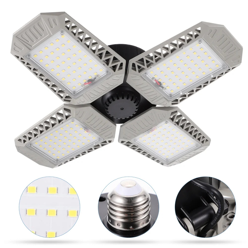 

LED Garage Lamp Garage Warehouse Ceiling Lamp Foldable Mining Lighting Tool