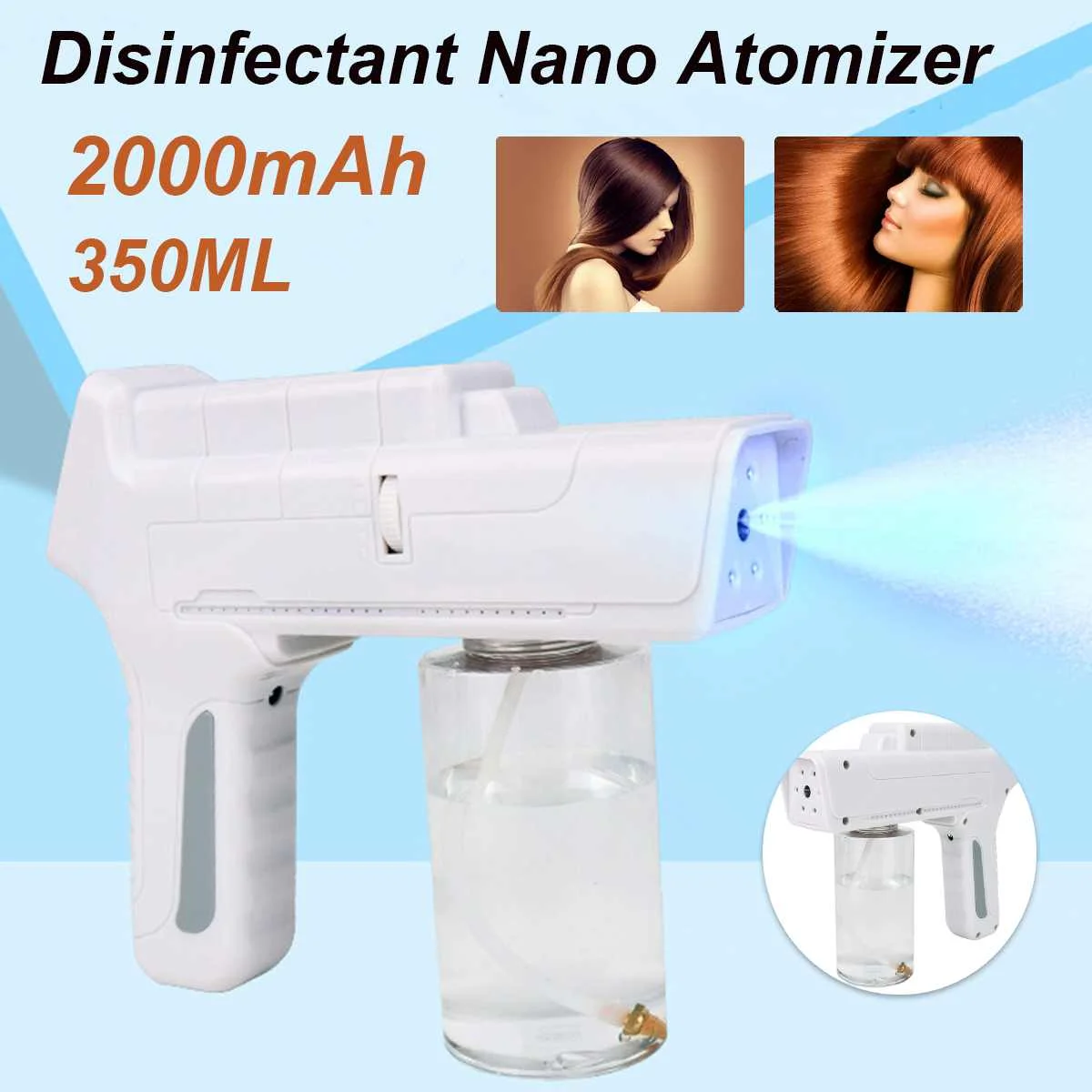 Беспроводной Электрический Ультрафиолетовый распылитель 1300 Вт 110 В/220 В 350
