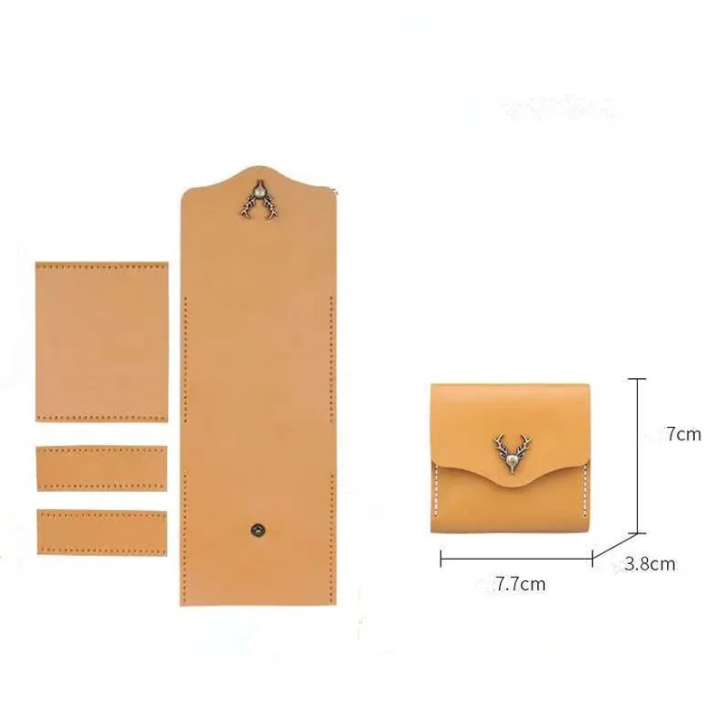 

Набор для творчества, ручная работа, искусственный олень, набор материалов для монет, кошелька, бесплатный набор инструментов и видеоинстру...