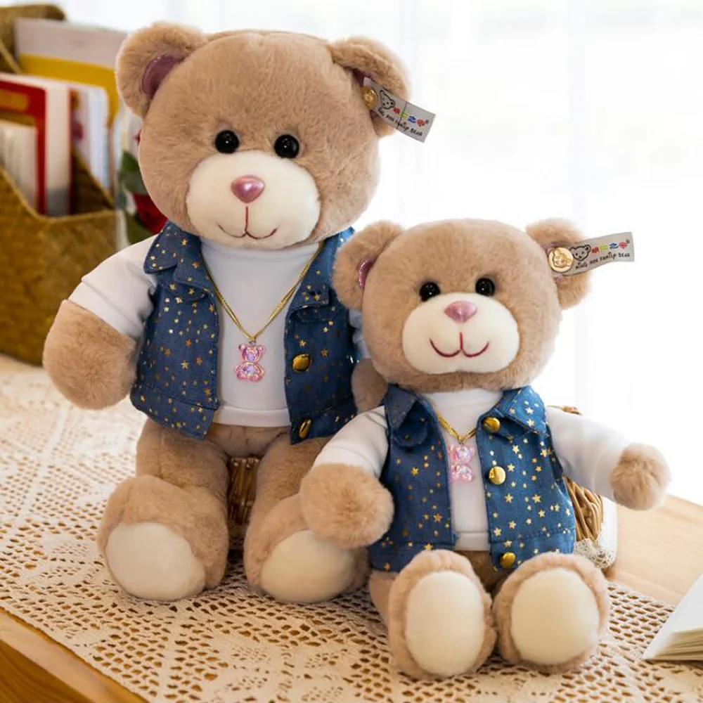 

Cute Teddy Bear Doll Children Plush Stuffed Toy Birthday Gift Sleeping Pillow
