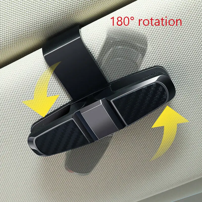 Universal Car Sun Visor Glasses Fastener Clip Holder For Sunglasses Eyeglasses Ticket Card Multifunction Interior Stylin | Автомобили и