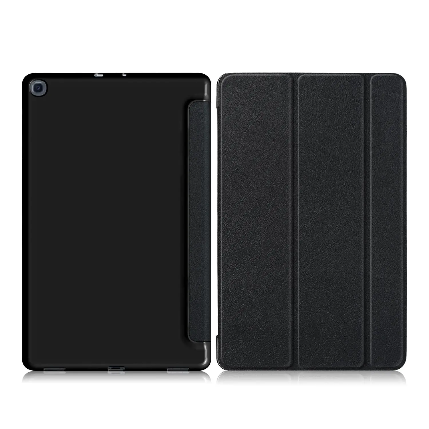 T515-TPUSZ-Black Ультра тонкий PU чехол для samsung Galaxy tab A 10,1 SM-T510 T515 планшет чехол для samsung tab a 10.1 чехол - Цвет: T515-TPUSZ-Black