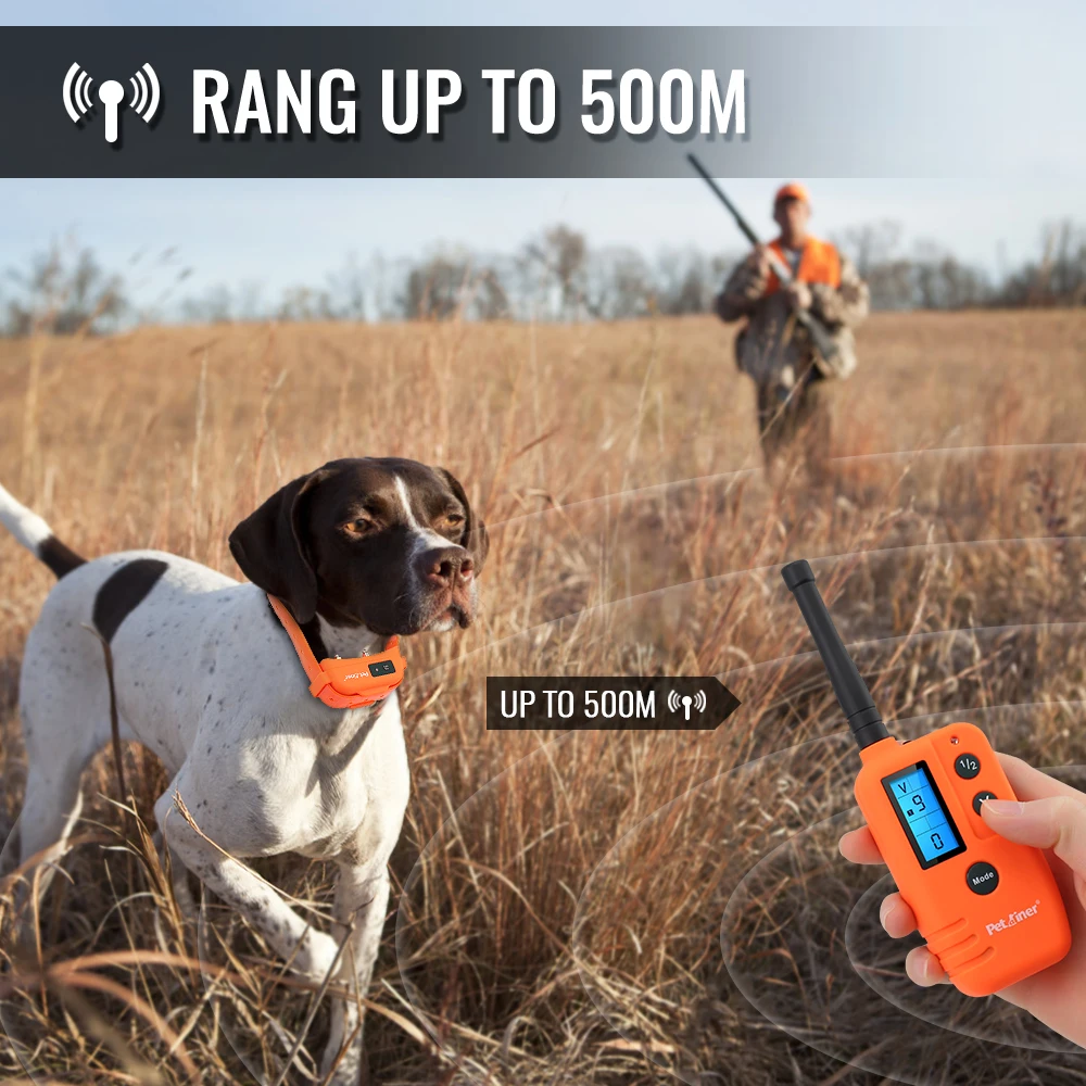 Ошейник Petrainer 910T для дрессировки собак ошейник с электрошоком 500 м