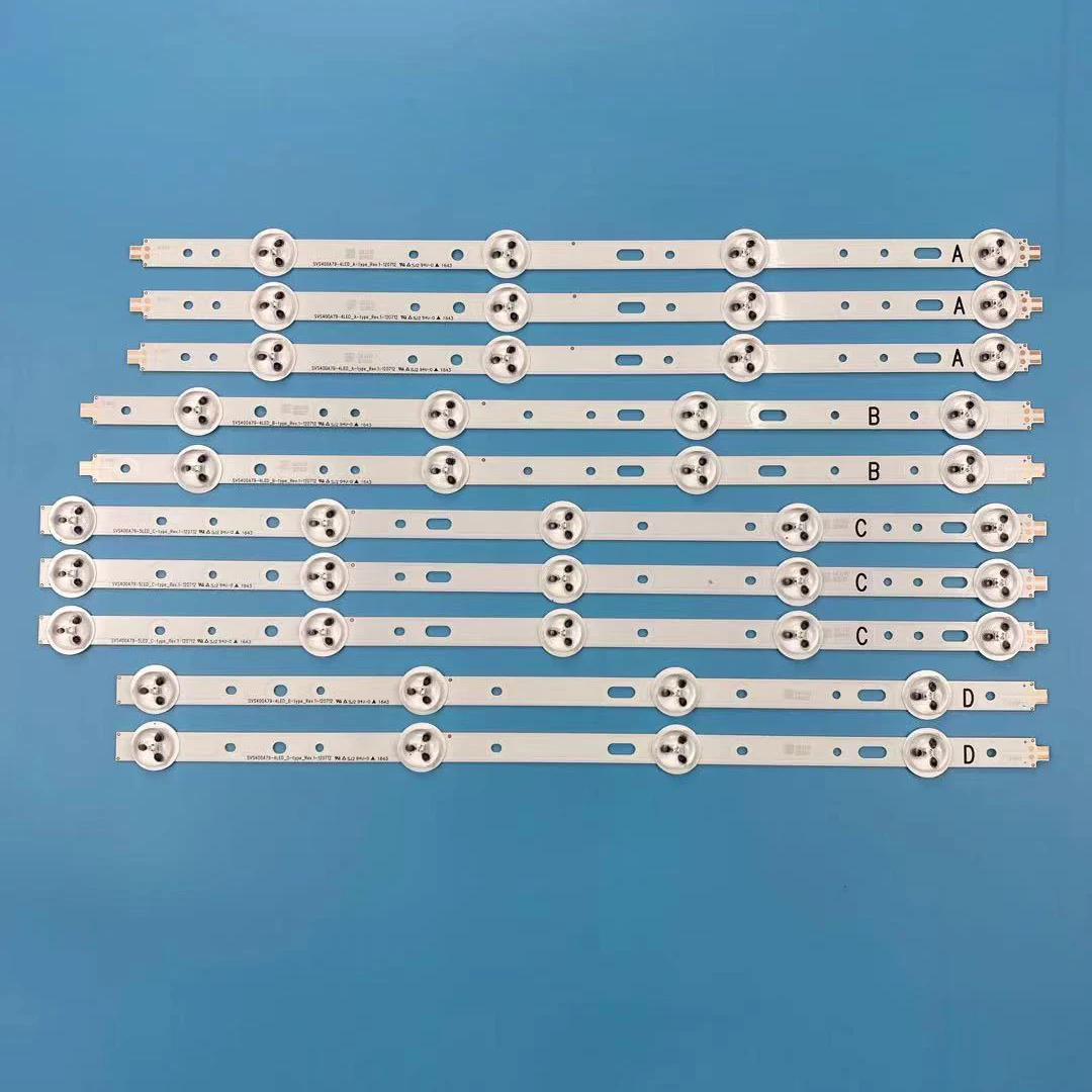 100%New 10 Pieces/set 40D1333B 40L1333B 40PFL3208T LTA400HM23 LED backlight bar SVS400A79 4LED A B D 5LED C type Rev.1 120712 | Компьютеры