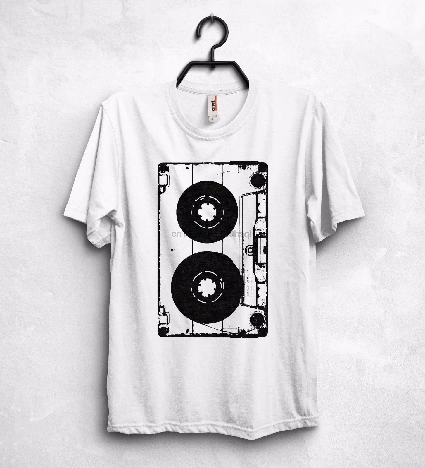Модная летняя Горячая распродажа ретро Casette Caset Logo футболка Топ 80s 90s 1980 1990 Music Walkman