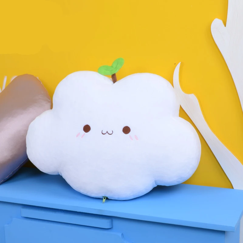 1 шт. новые милые плюшевые подушки kaomoji аниме облачные игрушки каваи
