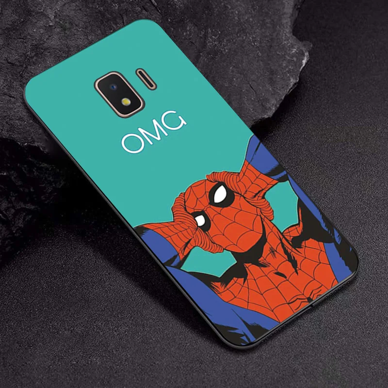 TPUBLK629 Чехол для телефона Marvel Железный человек для samsung Galaxy J2 J4 Core, черный чехол из ТПУ для samsung J4 J6 Plus чехол J5 J7 Prime - Цвет: TPUBLK629