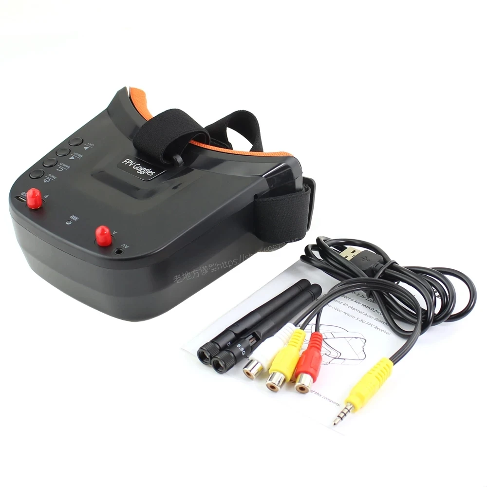 Мини очки VR009 5 8G 40CH с автопоиском и двойной антенной 3 0 дюйма 480*320|Детали