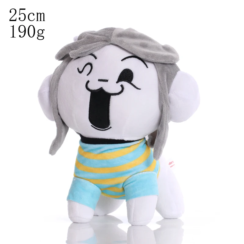 Новинка плюшевая игрушка Undertale Temmie 25 см 1 шт. собака мягкая Набивная для детей