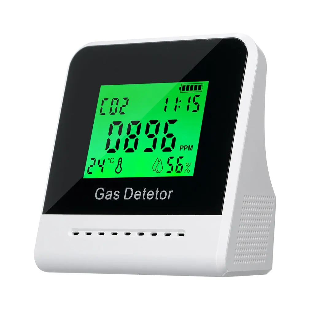 

4 in1 CO2 Meter Digital Temperature Humidity Sensor Tester Air Quality Monitor Carbon Dioxide TVOC Formaldehyde HCHO Detector