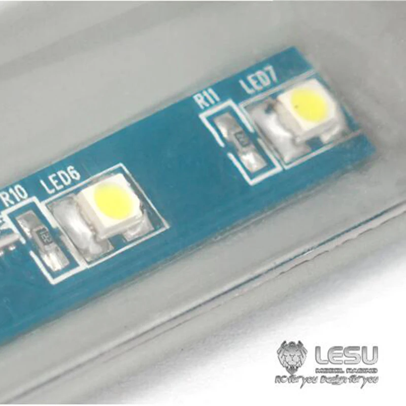 LESU металла солнцезащитный козырек светодиодный крыши светильник коробка для 1/14