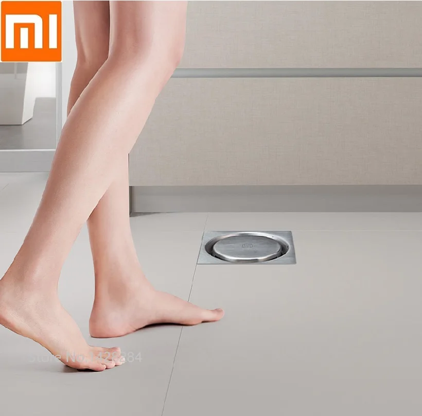 Xiaomi квадратная круглая стиральная машина дезодорант пол слив Ванная комната Кухня 304 из нержавеющей стали большой слив