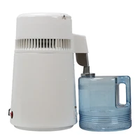 4L Dental Water Distiller Alcohol Purifier Softener Drinks Filter Adjustable Temperature Stainless Steel for Offices Home Use