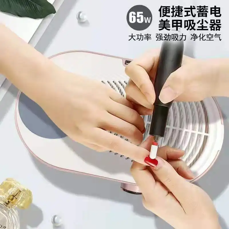 

65W 3 in 1 Nail Vacuum Suction Cleaner Nail Drill Machine Tools With Filter Strong Power Nail Art Tool Nail Vacuum Cleaner