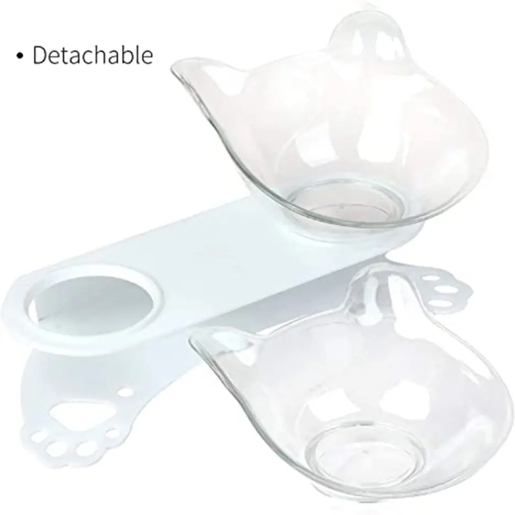 

Миски для кошек Furpaw, нескользящая Регулируемая миска для кошек с поднятой подставкой, автоматическая миска 2 в 3 для котят и щенков