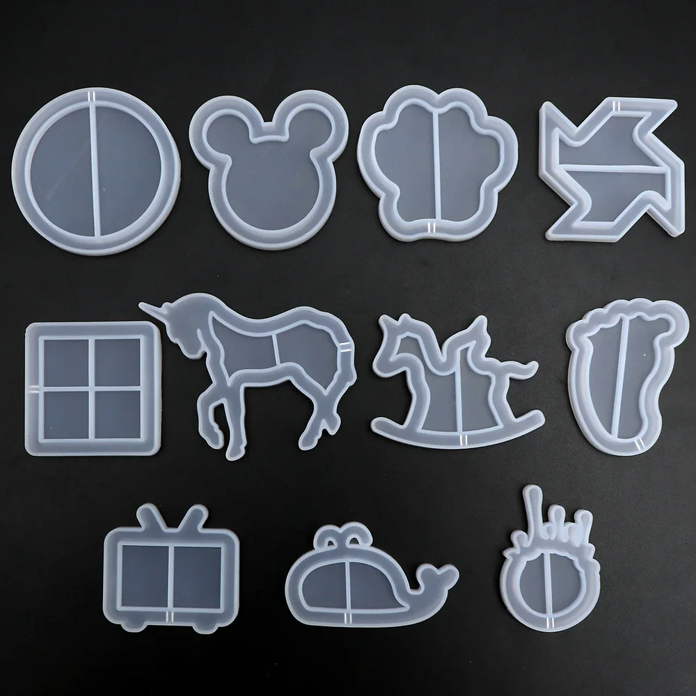 1 шт. силиконовые формы для мороженого в форме сердца звезды Луны УФ полимерная