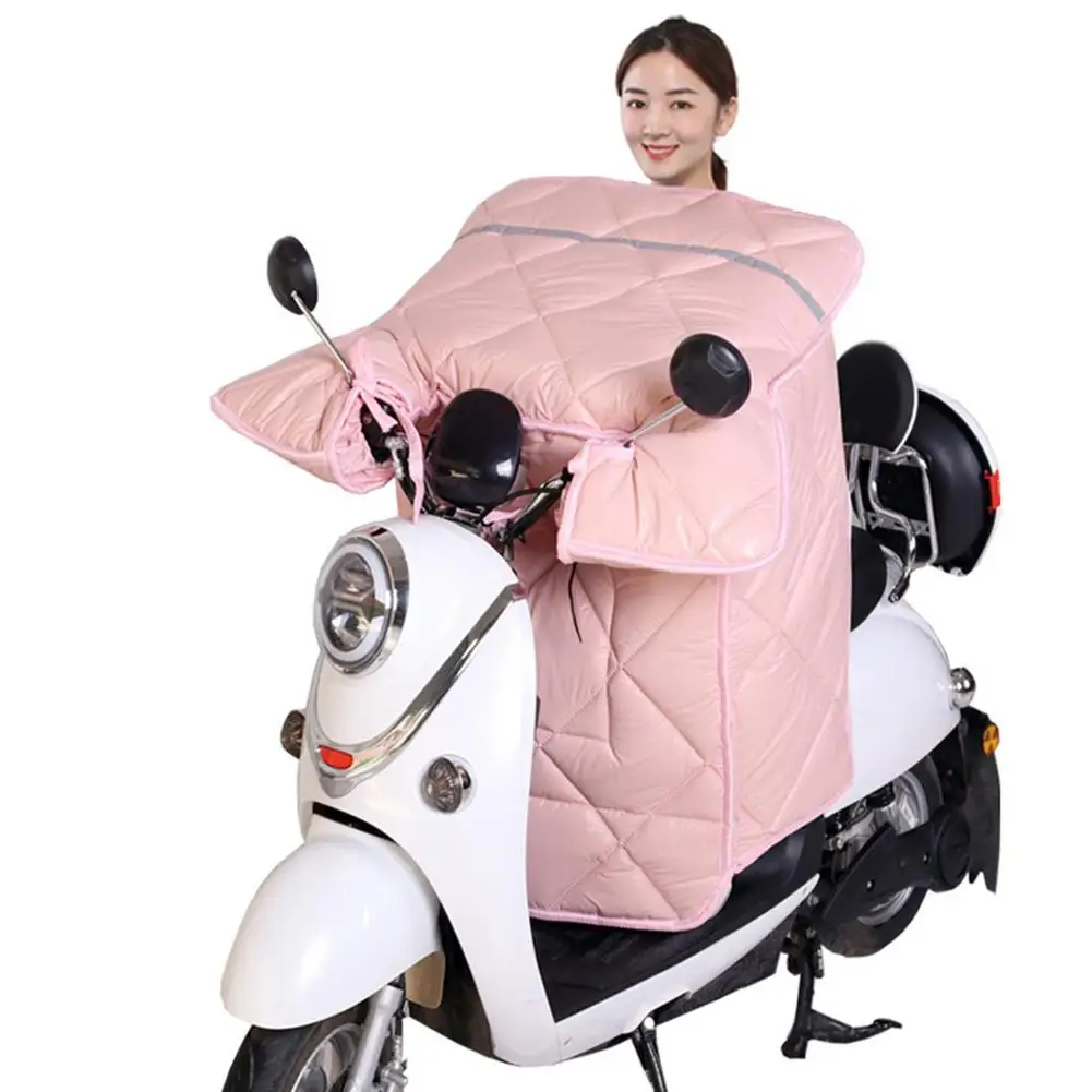 Winter Motorcycle Scooter Windshield Quilt Riding Warm Knee Waist Leg Apron Windproof Cover Electric Motorcycle Leg Knee Apron