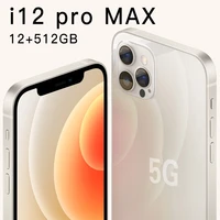 global version i12pro max smartphone android 10 0 mobile phone 6 7inch hd screen 16gb 512gb 5800mah 4g5g cellphone