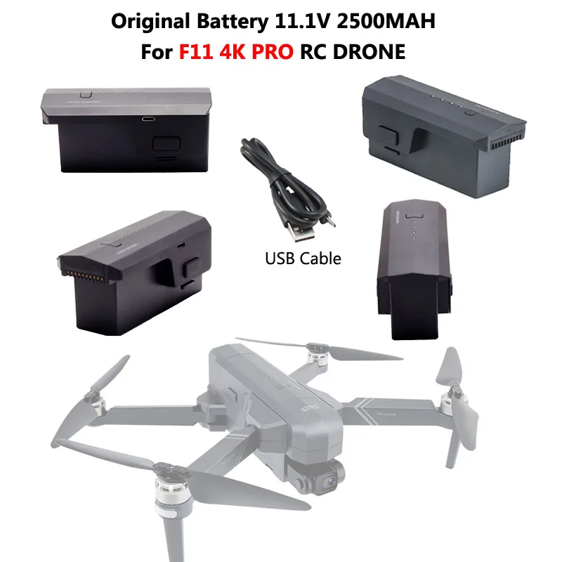 

Оригинальный аккумулятор Lipo 11,1 В 2500 мАч для SJR/C SJRC F11 4K PRO Drone RC Quadcopter, запасные части, аксессуары для самолетов