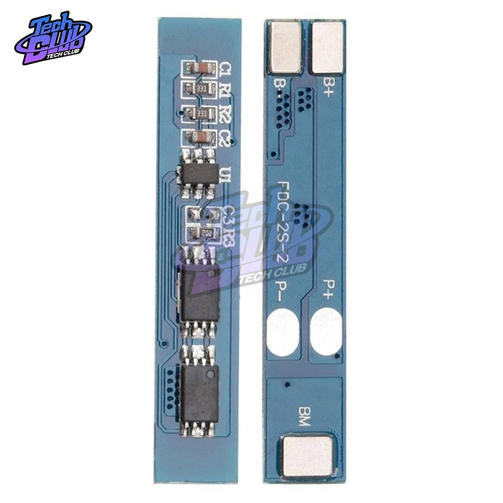 2S 3A Защитная плата bms pcm для зарядки литий ионных аккумуляторов 7 4 В 8 в 18650|Детали и