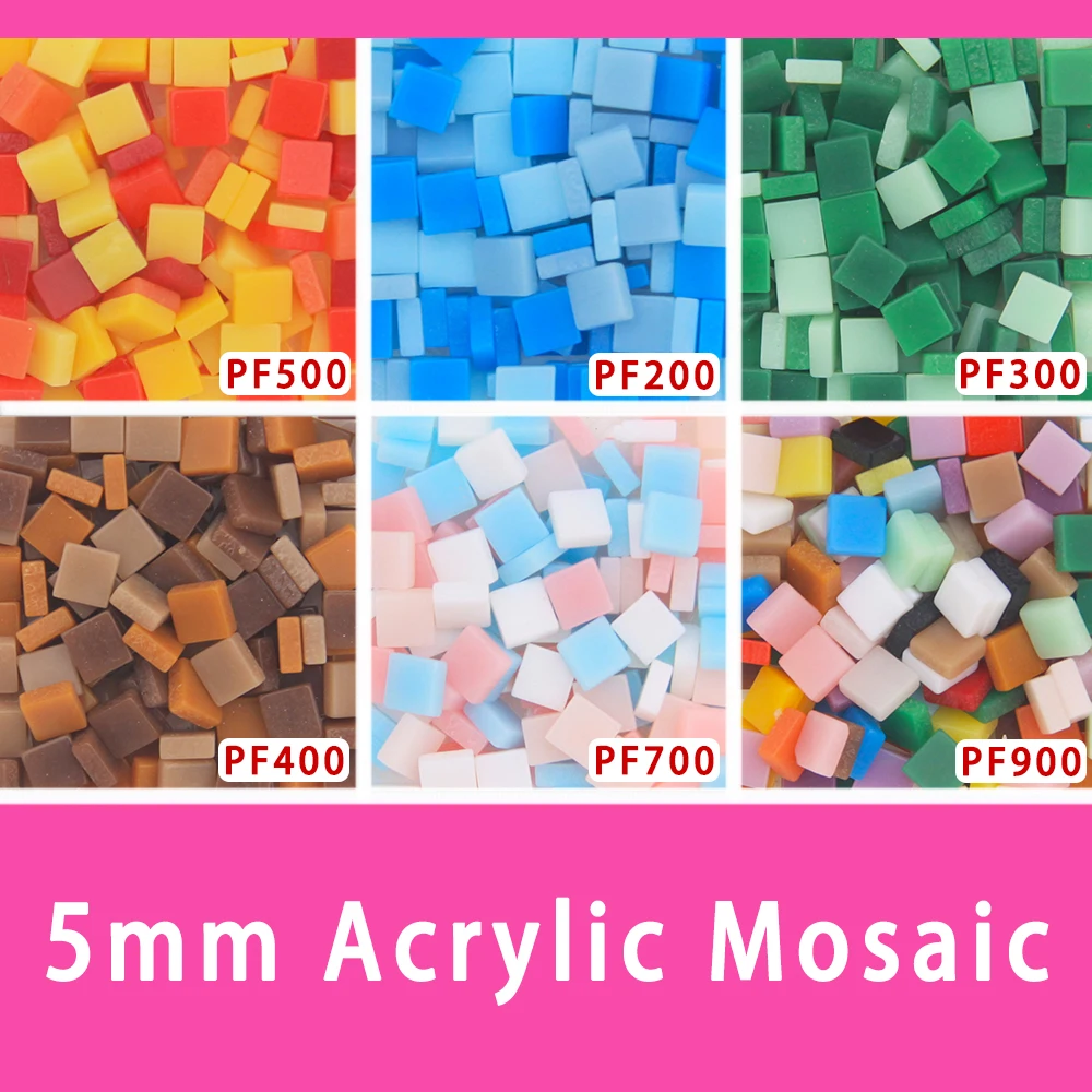 800 шт./упак. 5 мм акриловая мозаика DIY хобби ремесла материал. аксессуары