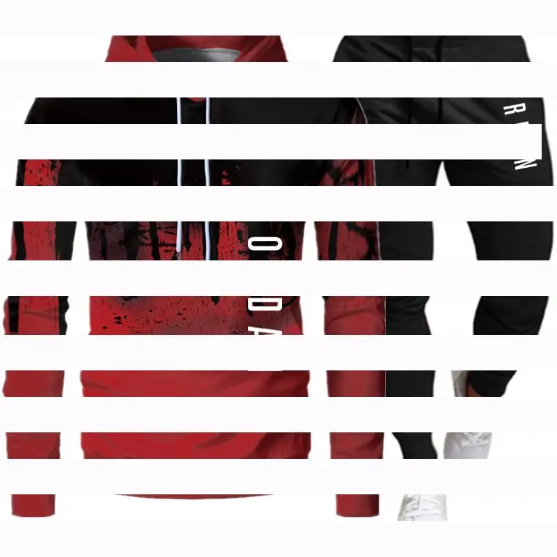 

Sets Tracksuit Men Autumn Winter Hooded Sweatshirt Drawstring Outfit Sportswear 2020 Male Suit Pullover Two Piece Set Casual
