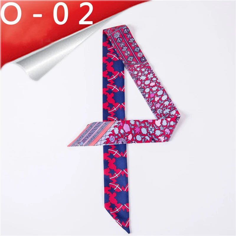 Женский шарф для волос Новый ободок роскошный саржевый небольшой Шелковый с