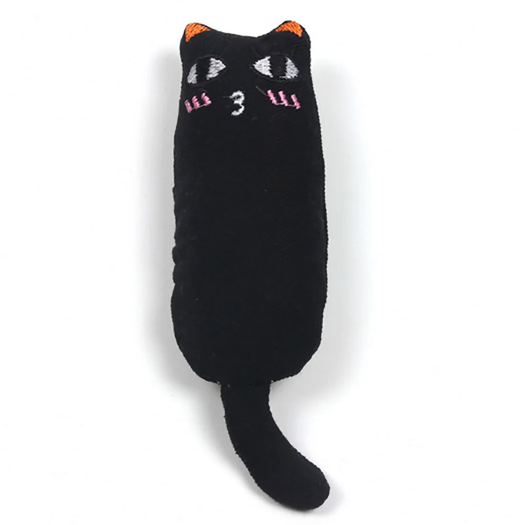

Cat Grinding Catnip Toys Funny Interactive Plush Cat Toy Pet Kitten Chewing Toy Claws Thumb Bite Cat mint For Cats Teeth toys