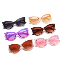 large frame cat eye sunglasses women vintage brand black shades gradient sun glasses female cool designer oculos de sol feminino