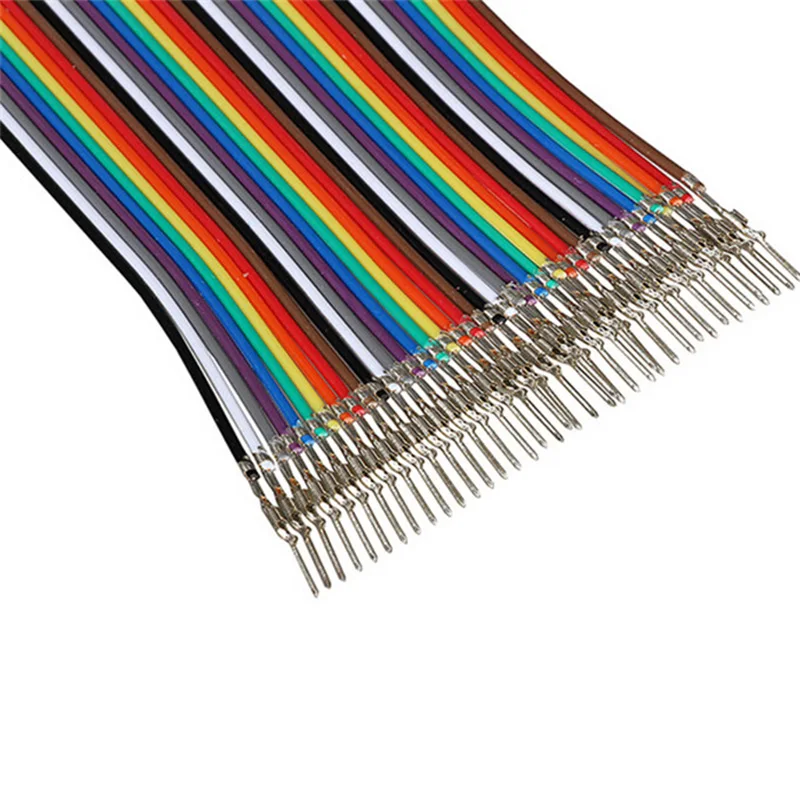 

100PCS For 3D Printer 2.54mm 40pin dupont cable jumper wire dupont line male to female dupont Wire 20CM not include DuPont head
