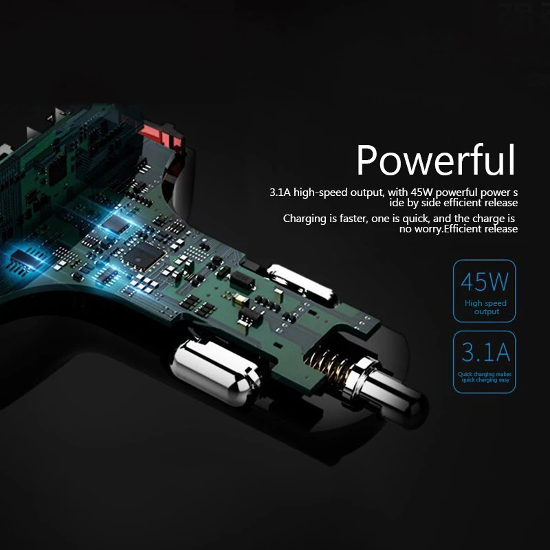 Новый автомобильный очиститель воздуха Освежитель типа C QC3.0 быстрое зарядное