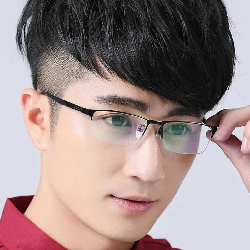 MGHBHS High grade alloy anti-blue light reading glasses progressive multi-focus for both men and women