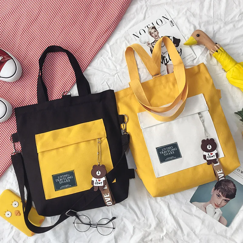 Декоративная женская сумка для покупок многофункциональные холщовые тоуты