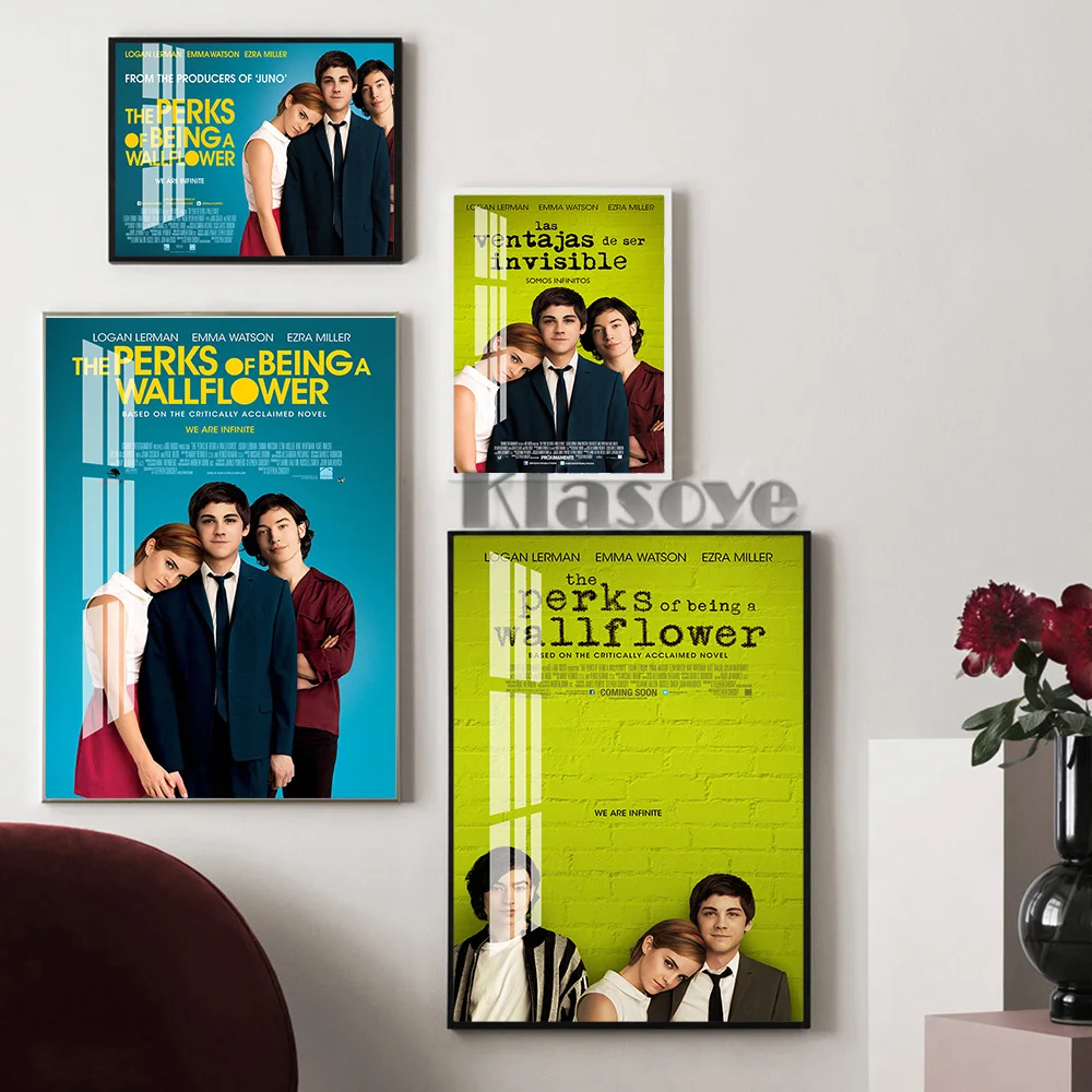 

The Perks Of Being A Wallflower Romantic Love Movie Poster Star Actor Art Prints Canvas Painting Bedroom Living Room Home Decor