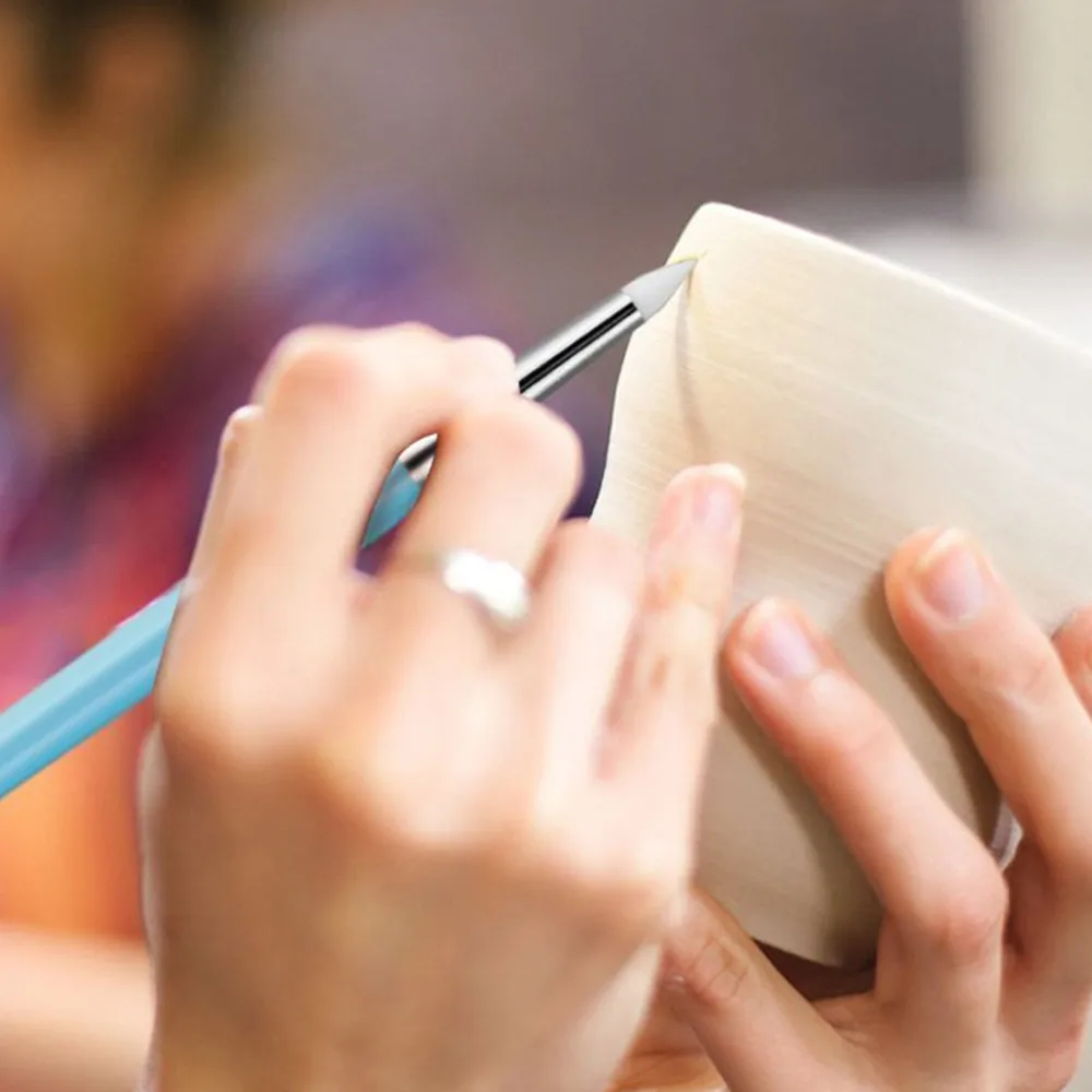 5 шт./компл. мягкий инструмент для глиняной керамики армированный чехол из силикона+ из нержавеющей стали с двумя головками лепки из полимерной моделирование Shaper Nail Art Инструменты синий