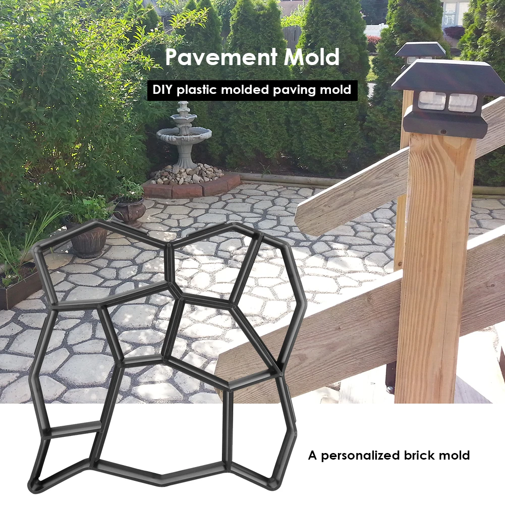 Садовая форма для изготовления дорожки DIY вручную брусчатка формы цементных